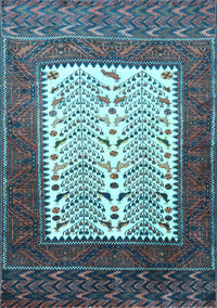 Persian Light Blue Traditional Rug, tr1761lblu