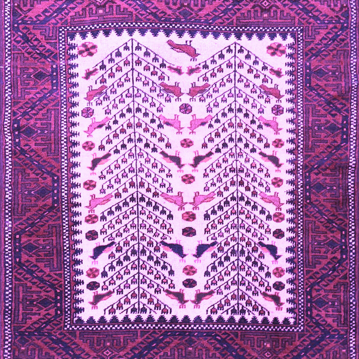 Machine Washable Persian Purple Traditional Area Rugs, wshtr1761pur