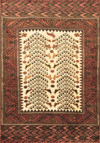 Persian Brown Traditional Rug, tr1761brn