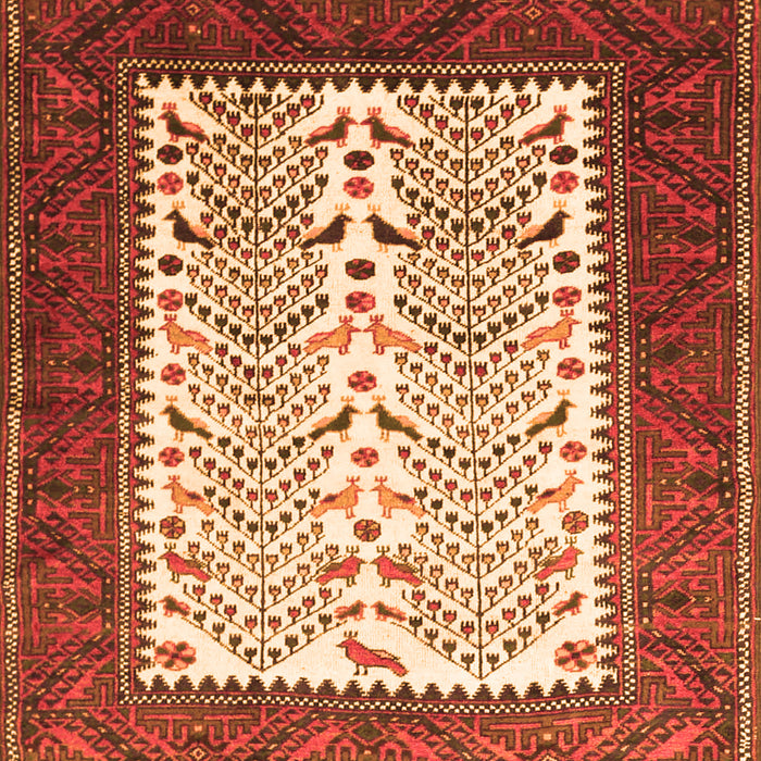 Persian Orange Traditional Rug, tr1761org