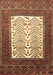 Machine Washable Persian Brown Traditional Rug, wshtr1761brn