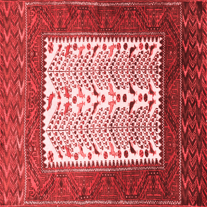 Machine Washable Persian Red Traditional Rug, wshtr1761red
