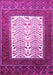 Machine Washable Persian Pink Traditional Rug, wshtr1761pnk