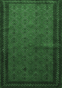 Southwestern Emerald Green Country Rug, tr1762emgrn