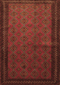 Southwestern Brown Country Rug, tr1762brn