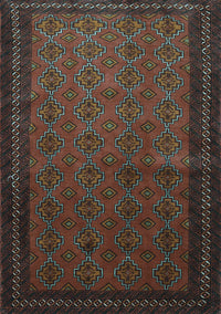 Southwestern Light Blue Country Rug, tr1762lblu