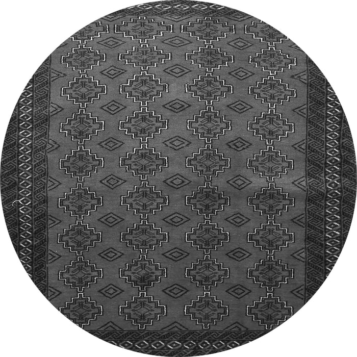 Square Southwestern Gray Country Rug, tr1762gry