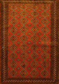 Southwestern Yellow Country Rug, tr1762yw