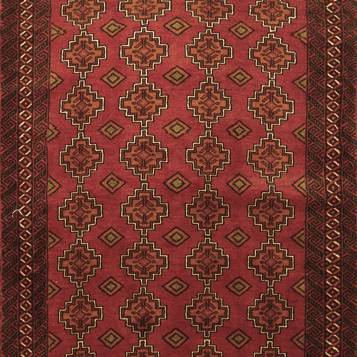 Machine Washable Southwestern Brown Country Rug, wshtr1762brn