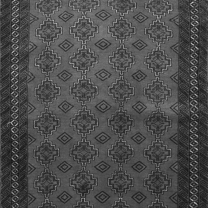 Serging Thickness of Machine Washable Southwestern Gray Country Rug, wshtr1762gry