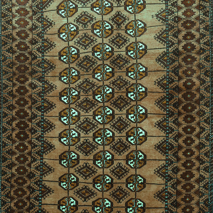 Southwestern Turquoise Country Rug, tr1763turq