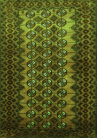 Southwestern Green Country Rug, tr1763grn