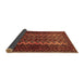 Sideview of Southwestern Brown Country Rug, tr1763brn