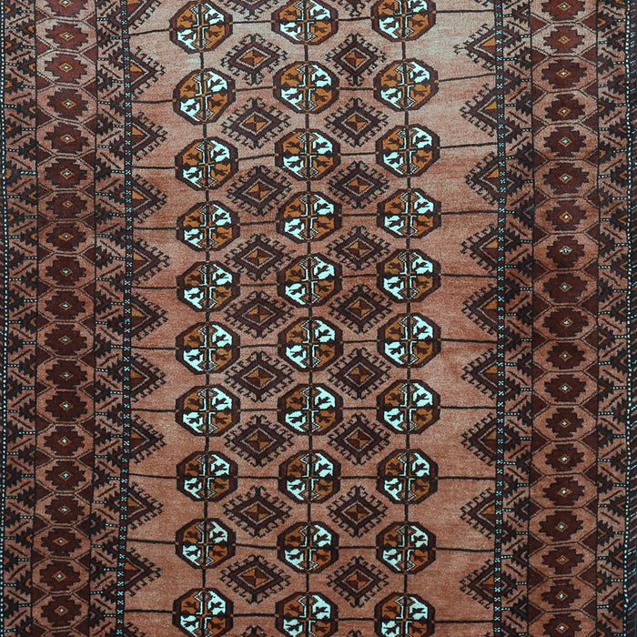 Machine Washable Southwestern Light Blue Country Rug, wshtr1763lblu