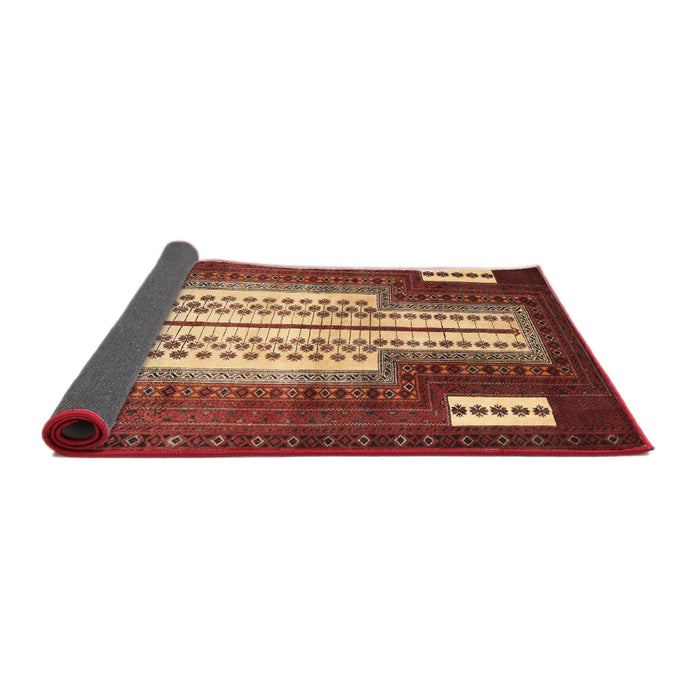 Sideview of Traditional Red Persian Rug, tr1764