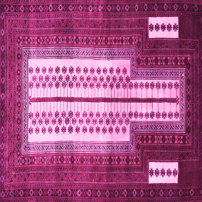 Square Persian Pink Traditional Rug, tr1764pnk