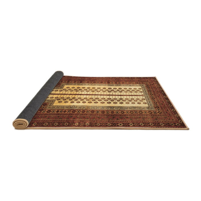 Sideview of Persian Brown Traditional Rug, tr1764brn