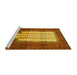 Sideview of Machine Washable Persian Yellow Traditional Rug, wshtr1764yw