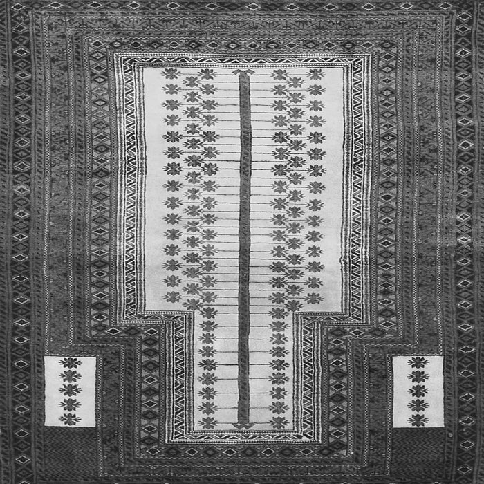 Serging Thickness of Persian Gray Traditional Rug, tr1764gry