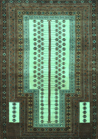 Persian Turquoise Traditional Rug, tr1764turq