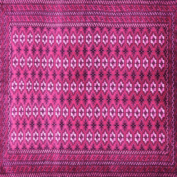 Square Machine Washable Persian Pink Traditional Rug, wshtr1765pnk