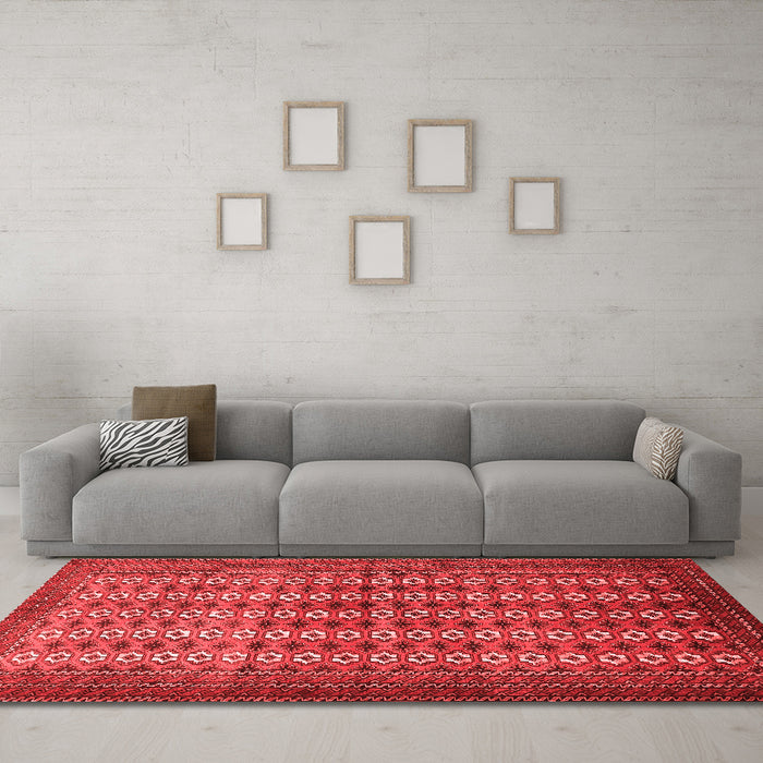 Traditional Red Washable Rugs