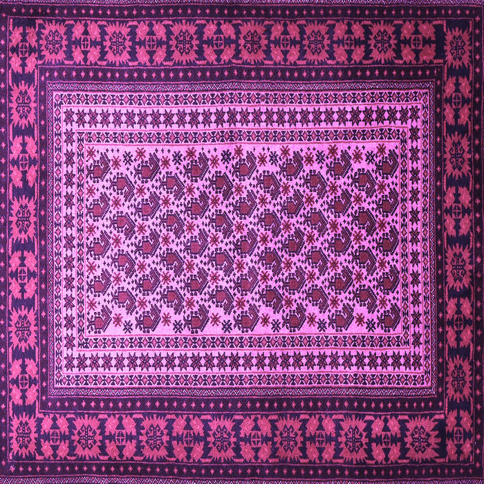 Square Persian Purple Traditional Rug, tr1766pur