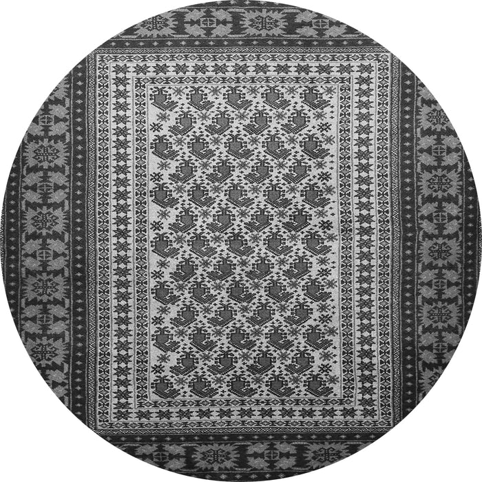 Square Persian Gray Traditional Rug, tr1766gry