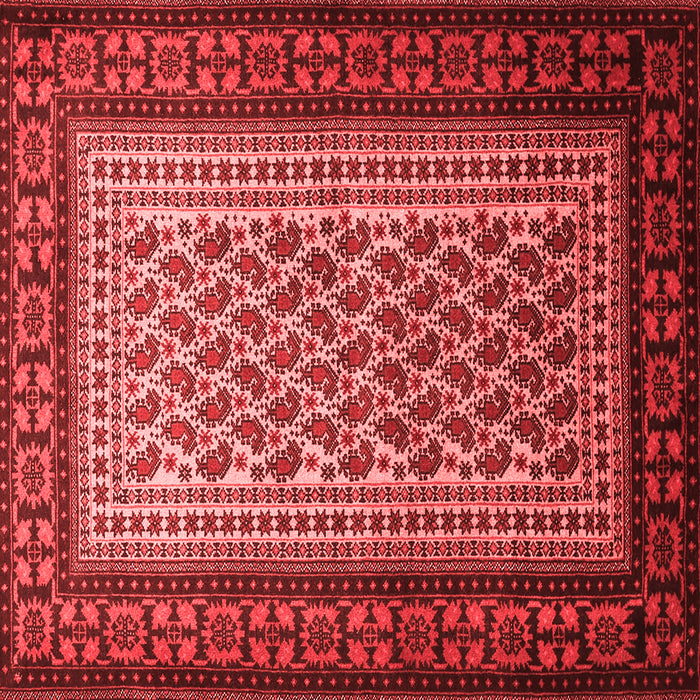 Machine Washable Persian Red Traditional Rug, wshtr1766red