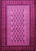 Machine Washable Persian Pink Traditional Rug, wshtr1766pnk