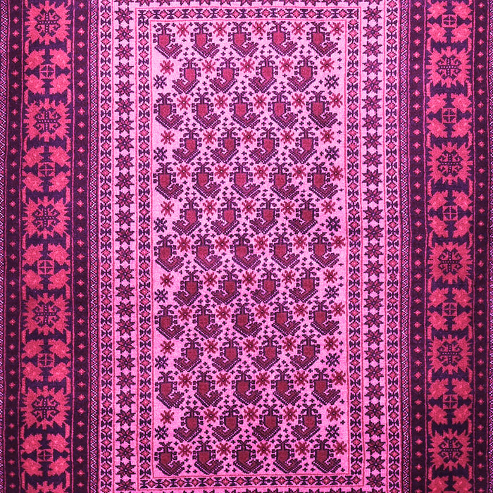 Machine Washable Persian Pink Traditional Rug, wshtr1766pnk