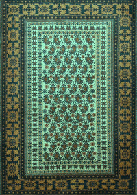 Persian Turquoise Traditional Rug, tr1766turq