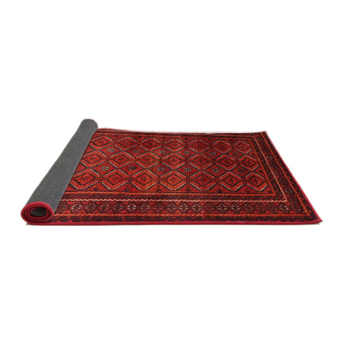 Sideview of Traditional Fire Brick Red Southwestern Rug, tr1767