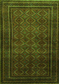 Southwestern Green Country Rug, tr1767grn