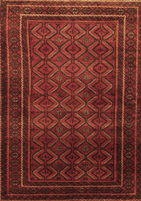 Southwestern Brown Country Rug, tr1767brn