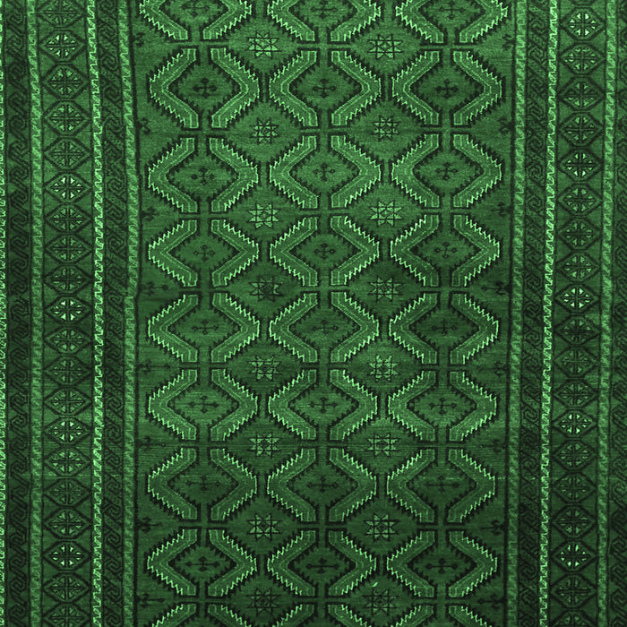 Southwestern Emerald Green Country Rug, tr1767emgrn
