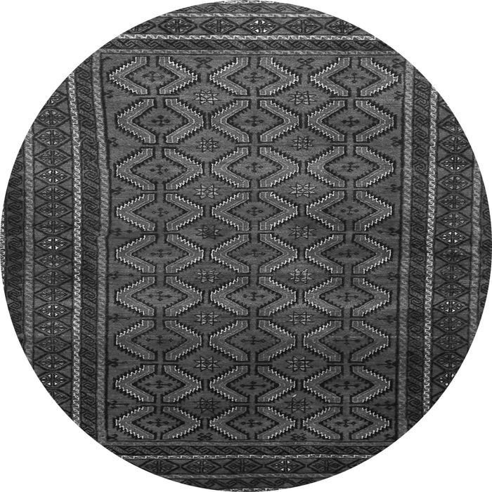 Square Southwestern Gray Country Rug, tr1767gry