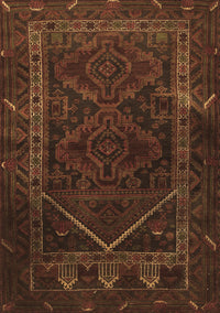 Persian Brown Traditional Rug, tr1768brn