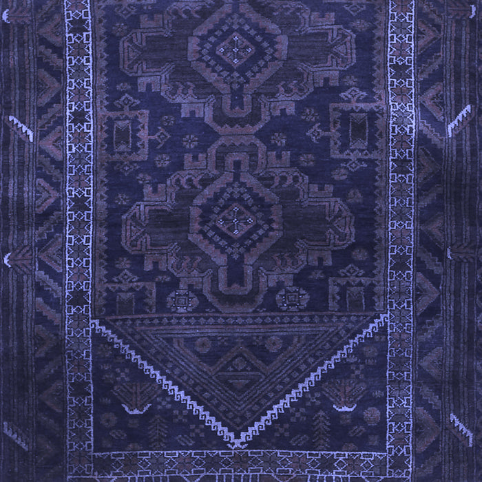 Machine Washable Persian Blue Traditional Rug, wshtr1768blu