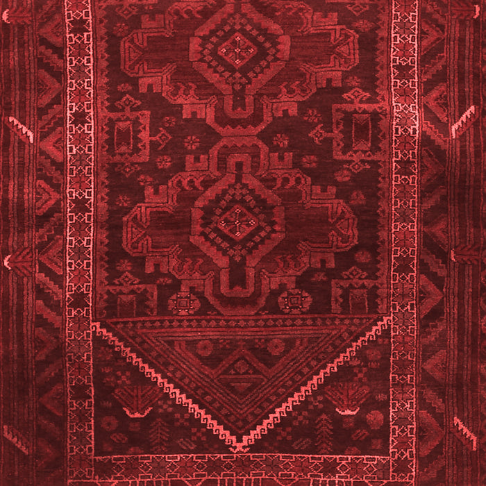 Machine Washable Persian Red Traditional Rug, wshtr1768red