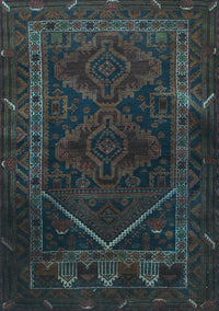 Persian Light Blue Traditional Rug, tr1768lblu