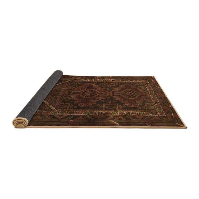 Sideview of Persian Brown Traditional Rug, tr1768brn