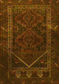 Persian Yellow Traditional Rug, tr1768yw