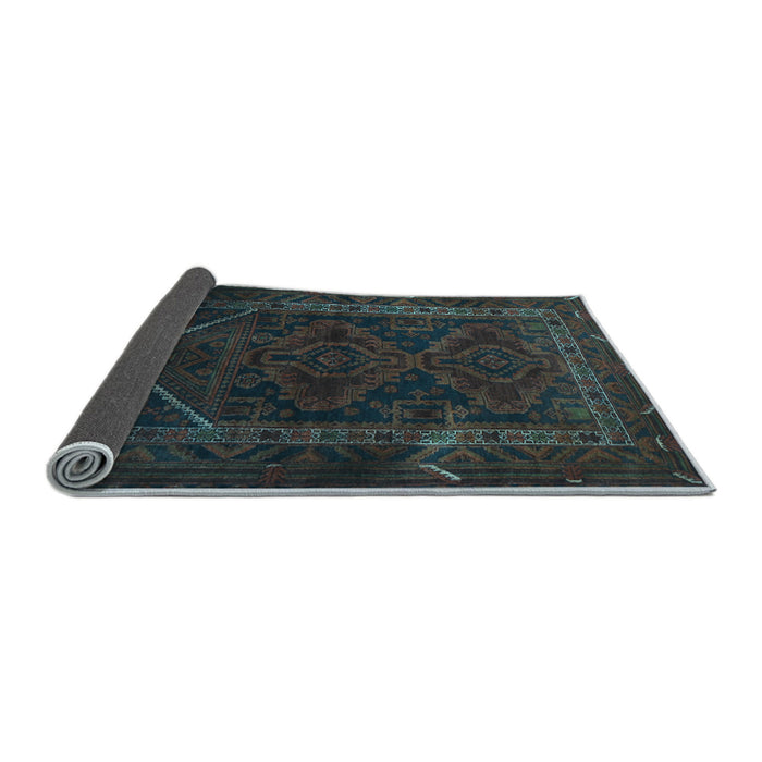 Sideview of Persian Light Blue Traditional Rug, tr1768lblu
