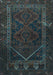 Machine Washable Persian Light Blue Traditional Rug, wshtr1768lblu