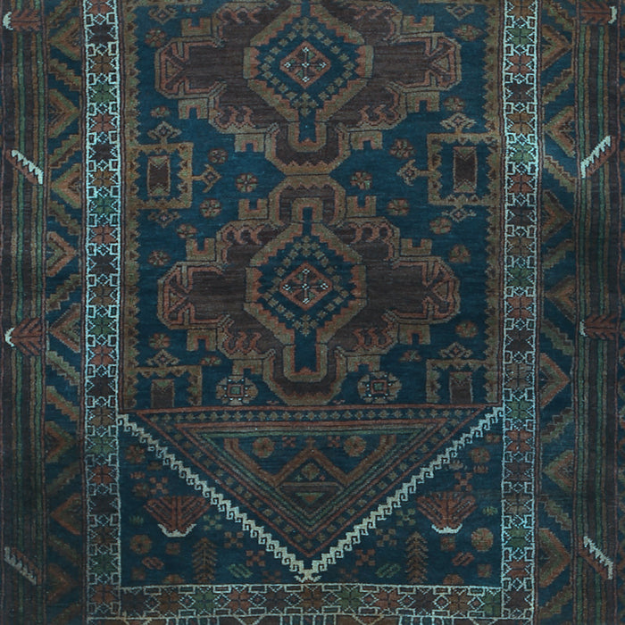 Machine Washable Persian Light Blue Traditional Rug, wshtr1768lblu
