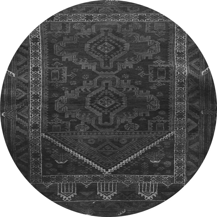 Square Persian Gray Traditional Rug, tr1768gry