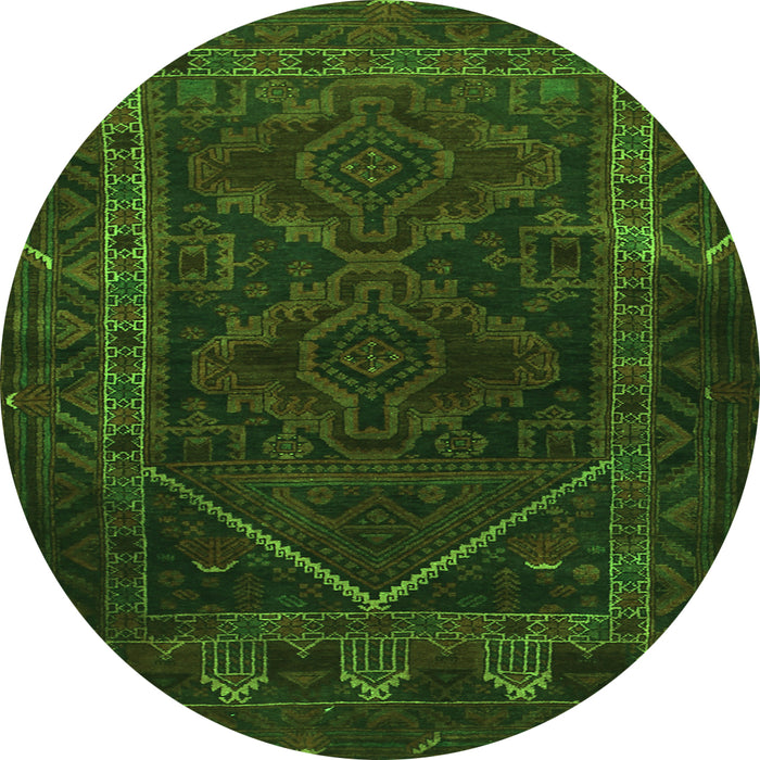 Machine Washable Persian Green Traditional Area Rugs, wshtr1768grn