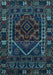 Machine Washable Persian Light Blue Traditional Rug, wshtr1769lblu