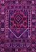 Machine Washable Persian Pink Traditional Rug, wshtr1769pnk